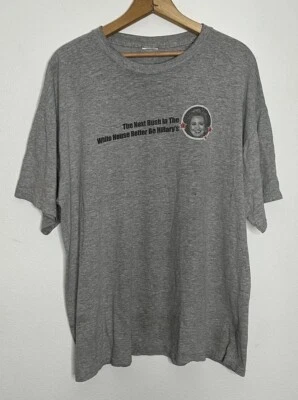 Don’t Panic Funny Political T Shirt Mens XL Hillary Clinton Bush President Humor - Image 1 of 4