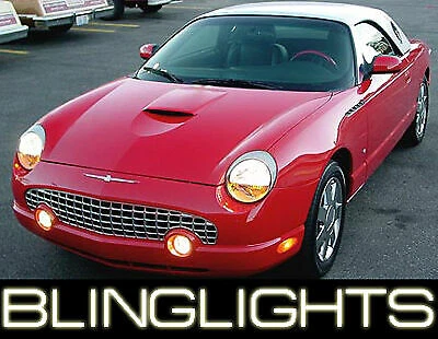 2002-2005 Ford Thunderbird thunder bird White LED Fog Lamps Light Kit - Image 1 of 3