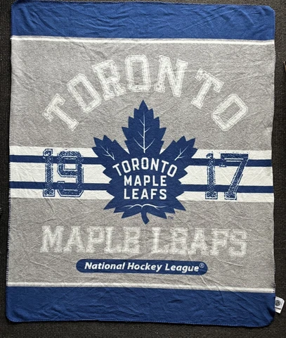 Toronto Maple Leafs NHL Blanket Throw Flece 50” X 60” Cover