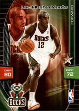 2009-10 Adrenalyn XL Milwaukee Bucks Basketball Card #188 Luc Mbah a Moute