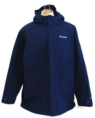 Columbia Sportswear Blue Blizzard Fighter Insulated Hooded Jacket Men's 4X NEW - Image 1 of 4