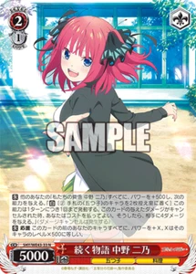5HY/WE43-33 N Nino Quintessential Quintuplets Premium Weiss Schwarz - Picture 1 of 1