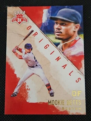 2017 Diamond Kings DK Originals #DO12 Mookie Betts Boston Red Sox  - Image 1 of 2