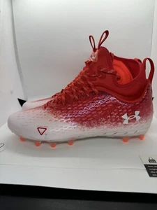 Under Armour Spotlight Lux MC 2.0 Football Cleats Red Mens Size 11.5 3025082-600 - Picture 1 of 9