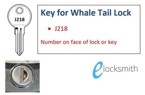 J218 Key to fit Goliath Whale Tail Tool Box lock - FREE POST - Picture 1 of 1