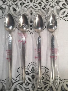 4 cucharas de té helado SRI Stanley Roberts invertidas en V CORTINA - Imagen 1 de 12