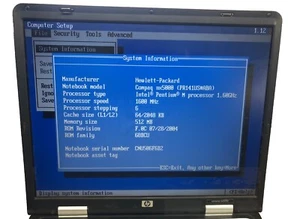 HP compaq nx5000 15,6" Intel Pentium M 1,60GHz Laptop LESEN - Bild 1 von 8