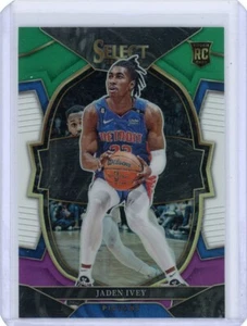 2022-23 Panini Select Jaden Ivey Tri-Color Prizm RC #87 Concourse Prizm Pistons - Picture 1 of 2