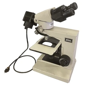 Nikon Optiphot Base Stand 312301 & Microscope 61813 Ml10 - Picture 1 of 4