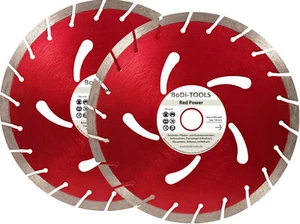 2 uds disco de corte de diamante Ø 230 mm hormigón agujero seleccionable 20,0/22,2/25,4/30,0  - Imagen 1 de 5