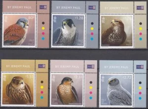 T725 - ISLE OF MAN 2023 BIRDS OF PREY SET/RAPTORS/PEREGRINE/KESTREL/MERLIN MNH - Picture 1 of 1