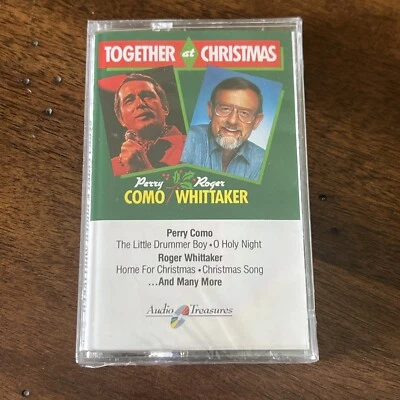 Perry Como & Roger Whittaker Together At Christmas Cassette Tape 1976 NEW SEALED - Image 1 of 4