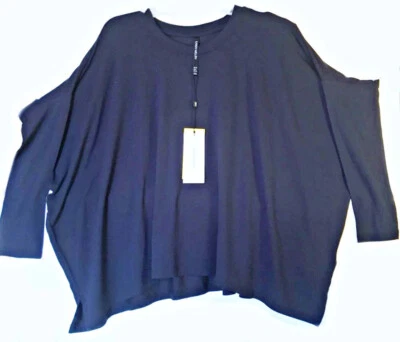 BNWT Karen Millen Viscose Top NAVY  UK 10  US 6-8 - Image 1 of 4