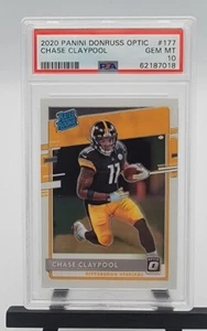 Chase Claypool 2020 Donruss Optic #177 Steelers radiocontrol novato PSA 10 GEMA COMO NUEVO - Imagen 1 de 2