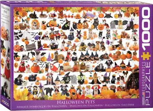 NUEVO SELLADO Halloween Mascotas 1000 Piezas Puzzle EuroGraphics - Imagen 1 de 3