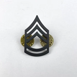 United States US Army E-7 Sergeant First Class Insignia Metallic Subdued Pin - Picture 1 of 7