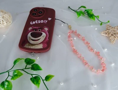 Handmade Stone Beaded Phone Charm Accessories Phone Strap Phone Accessories Gift - Image 1 of 4