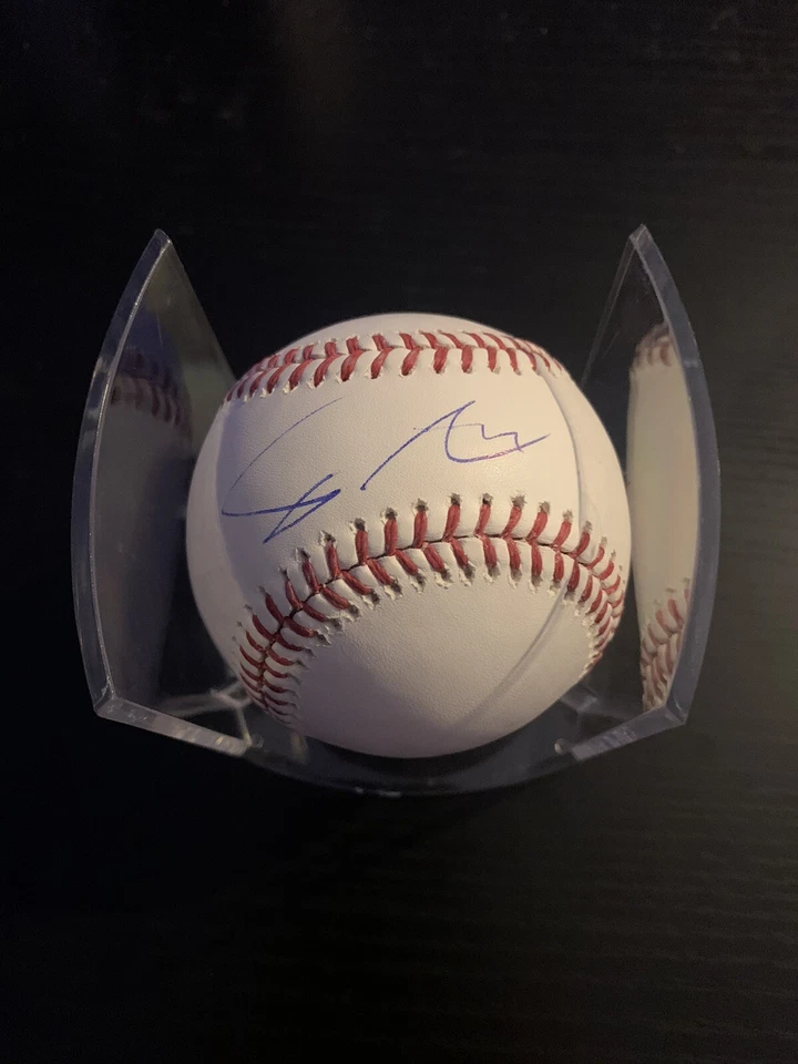 Filhotes autografados de beisebol Dodgers Padres Yu Darvish 湯のダダル - Imagem 1 de 1