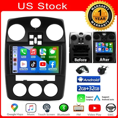Apple Carplay For Chrysler PT Cruiser 2006-2010 Car Radio Android 13 GPS Stereo - Изображение 1 из 4