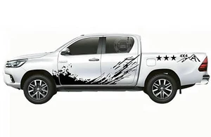 Mud Splash Graphics Decal For Toyota Hilux Tundra Trunk Side Door Sticker Vinyl - Bild 1 von 10