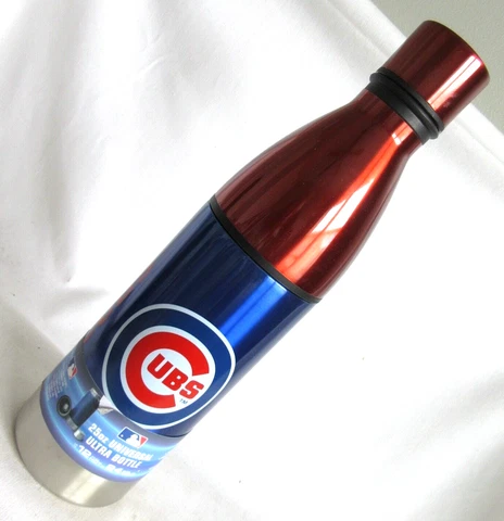NEW BOELTER BRANDS CHICAGO CUBS 25OZ STAINLESS HOT COLD THERMOS BOTTLE Cover