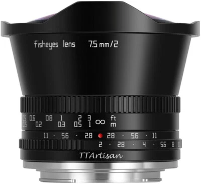 TTArtisan 7,5mm f2,0 Fisheye Fuji X-Mount | TTArtisan Objektive für Fujifilm X