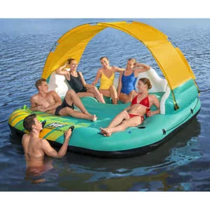 Badeinsel Sunny Lounge 5 Personen 291x265x83 cm - Bild 1 von 4