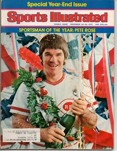 Sports Illustrated December 22 1975 Pete Rose Cincinnati Reds Sportsman of Year - Picture 1 of 3