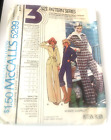 McCalls Muster 5299 TMisses Vintage Overall 1970er Jahre auf Größe 8 zugeschnitten
