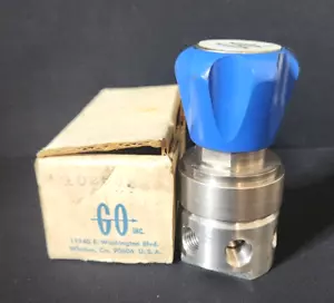 GO Pressure Regulator P/N: 102602-G3000-G60 0-50 psig PR-1 680 1/2" Ports - Picture 1 of 13