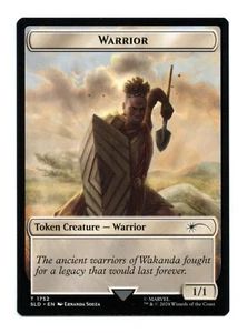 MTG | Warrior Token | Secret Lair | Marvel | Black Panther | NM | EN - Bild 1 von 1