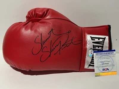 SHOWTIME SHAWN PORTER Signed Autograph Everlast Leather Lace Up Boxing Glove PSA - Image 1 of 3