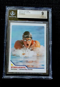 Ryan Lochte ROOKIE MINT Graded SI FOR KIDS Rare USA SWIMMING None Higher BGS 9