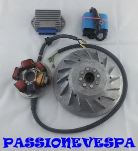 KIT ACCENSIONE VOLANO DUCATI + STATORE 6 FILI PER VESPA PK 50 XL XL2 HP 125 ETS - Foto 1 di 1