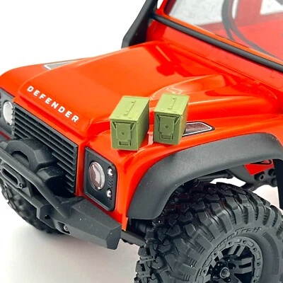 2 Ammo Cans For Trx4m 1/18 Scale Rc Crawler Accessories Diorama Parts - Image 1 of 4