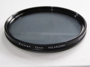 VIVITAR 72mm Polarizing Filter Made In Japan TOP quality glass pol pl - Picture 1 of 2