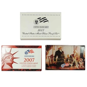 2007-S U.S. Silver Proof Set - Picture 1 of 4