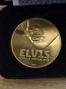 Harrahs Hotel Casino Gold Plated Elvis Presley 4 Coin Collector Set - Picture 1 of 7