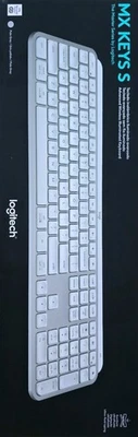 Logitech MX Keys S Wireless Illuminated Keyboard - Pale Gray - image 1 of 4