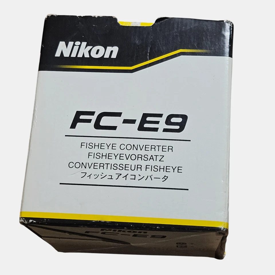 Nikon FC-E9 0.2x 46mm Fisheye Converter Lens w/ Cap For Coolpix Japan w/ Box - Image 1 of 4