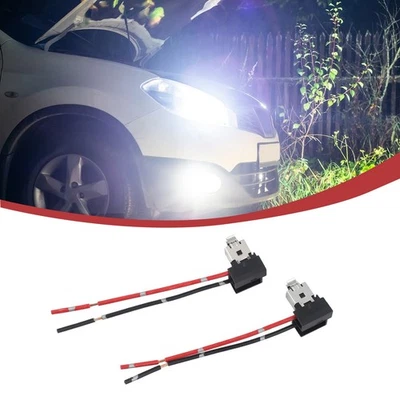 Easy Installation with H1 Bulb Headlight Socket Harness Upgrade Effortlessly - Image 1 of 4
