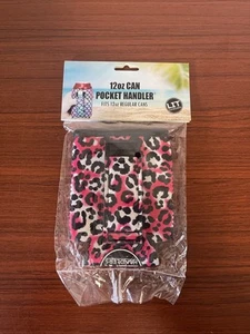 Lattina 12 oz movimentatore tascabile stampa ghepardo rosa - Foto 1 di 2