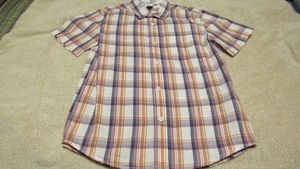Boys Old Navy boys shirt  Plaid Size 6-7 Button up - Picture 1 of 2