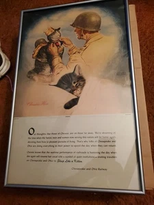 Calendario ferroviario Chesapeake y Ohio 1945 raro héroe ajedrez como nuevo - Imagen 1 de 10