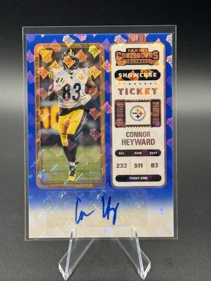 CONNOR HEYWARD 2022 CONTENDERS SHOWCASE TICKET AUTO STEELERS RC SSP - Image 1 of 3