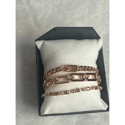 Pulsera RBP8068 BP Luxe Topacio Ahumado Circonita cúbica y Chapado en Oro Rosa Foto 1 de 2