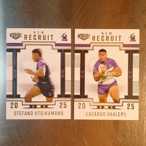 Juego de equipo Melbourne Storm 2025 NRL Elite nuevo recluta (2 cartas) - Imagen 1 de 2