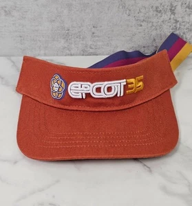 Disney Parks Authentic Original Epcot 35 Multicolor Visor Hat - Picture 1 of 5