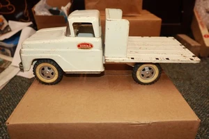 Vintage Tonka Flatbed Truck MISSING Rack Stake Flat Bed Early Pat Pend Version - Picture 1 of 24