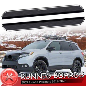 2PCS Fixed Running Boards Fits for Honda Passport 2019-2025 Side Steps Nerf bar - Picture 1 of 16